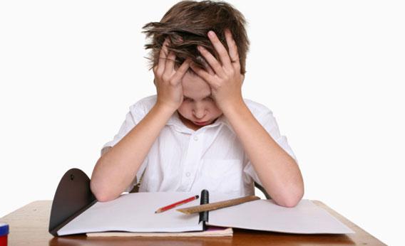 Child with learning difficulties.